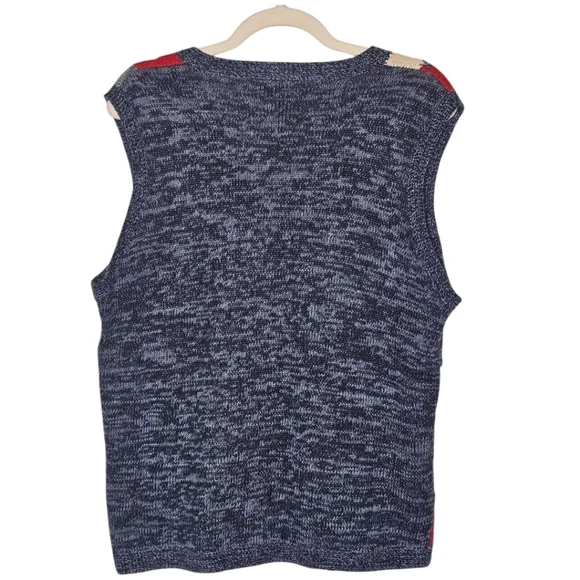 EUC Vintage Cambridge Country Store Americana USA Vest Patchwork Women's… - Picture 8 of 9